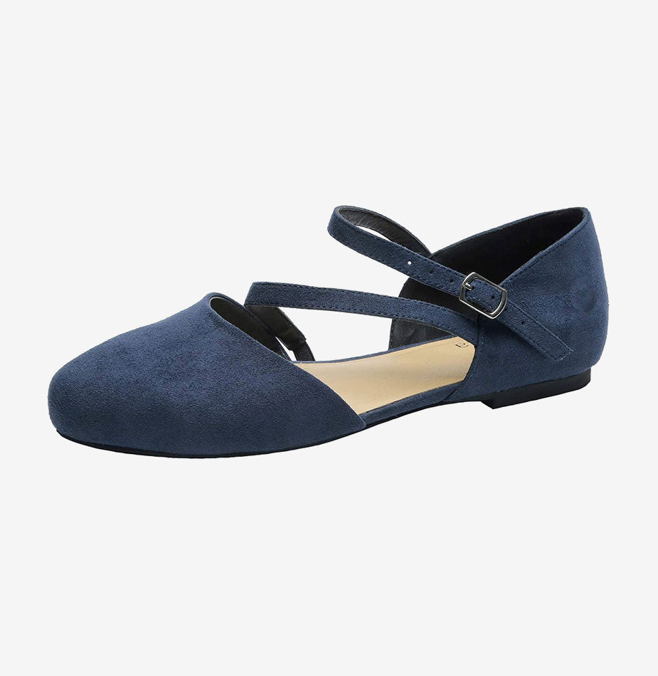 Double Straps Pointy Toe