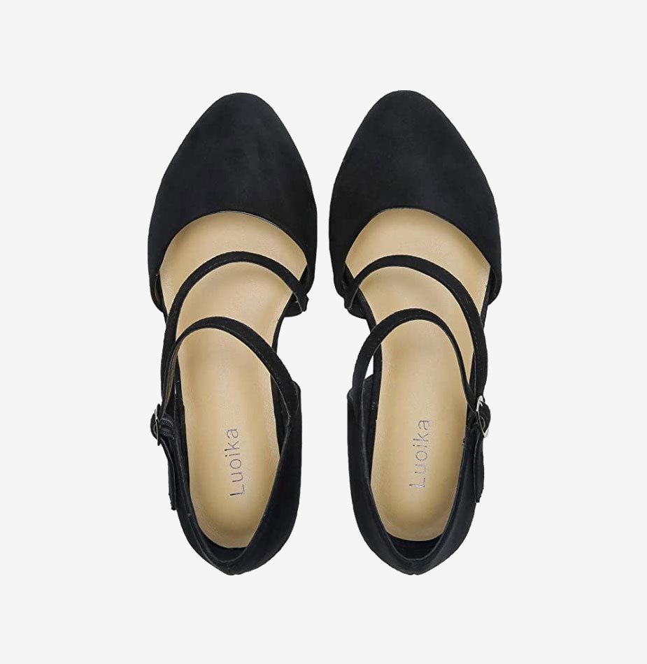 Double Straps Pointy Toe